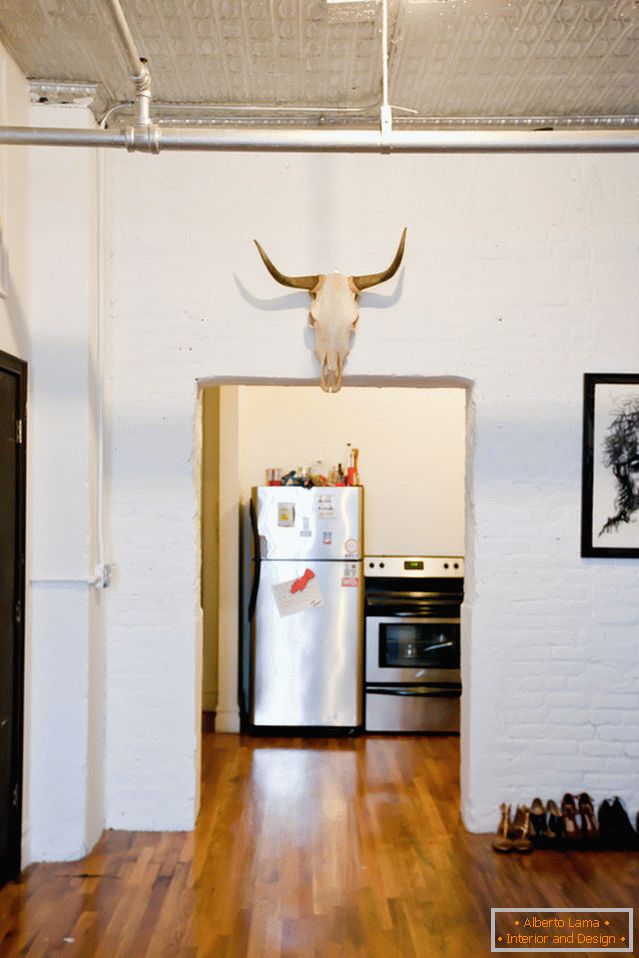Apartamento elegante cozinha no Brooklyn