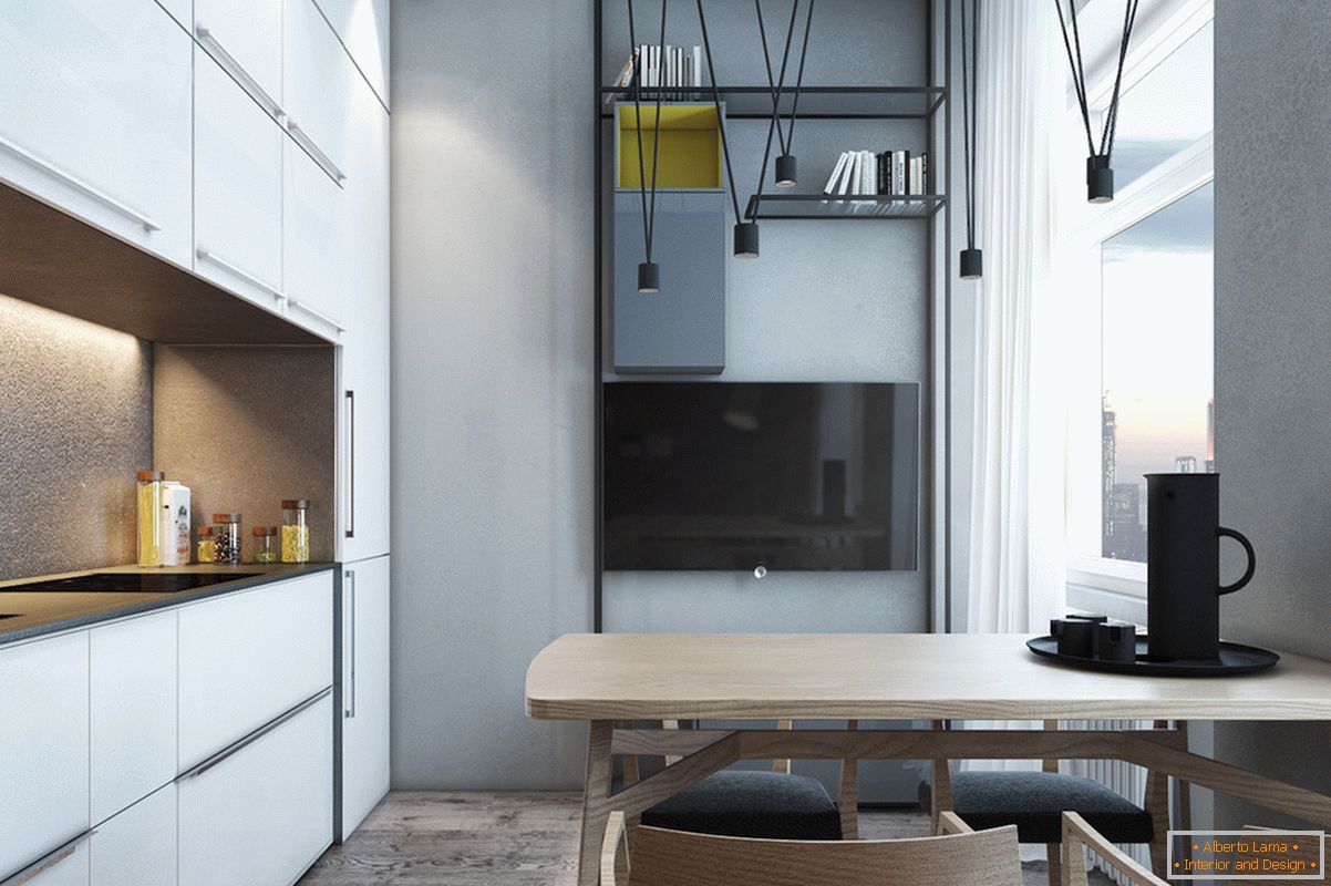 Design para um pequeno apartamento em estilo escandinavo - фото 2