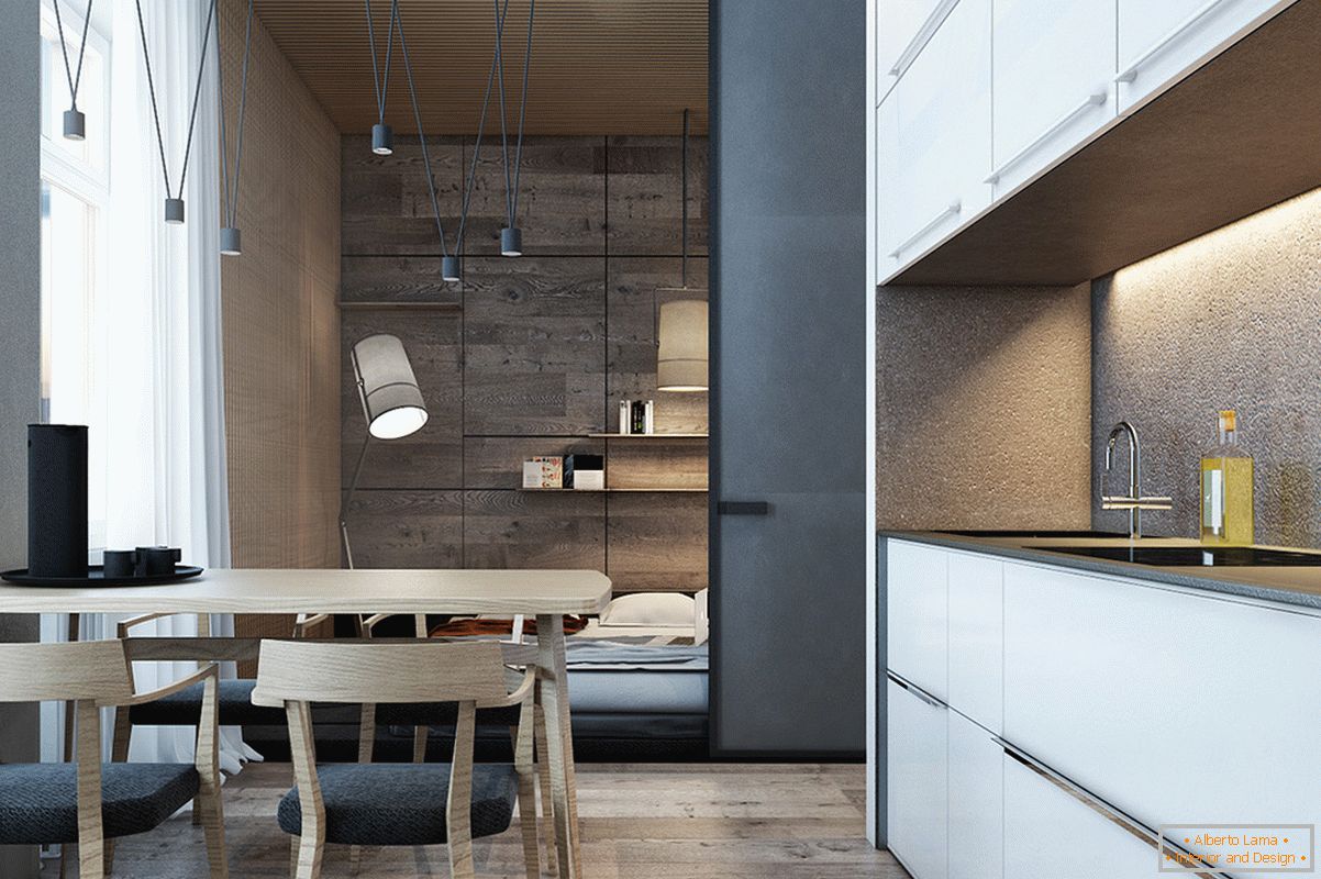 Design para um pequeno apartamento em estilo escandinavo - фото 3