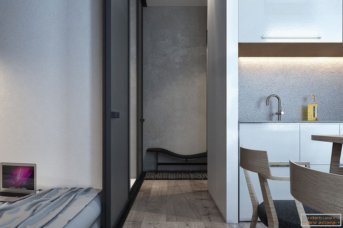 Design para um pequeno apartamento em estilo escandinavo - фото 4