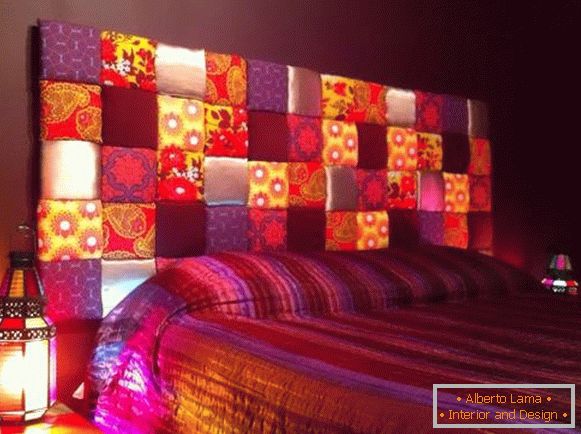 decoração de cabeceira-cama-em-estilo marroquino