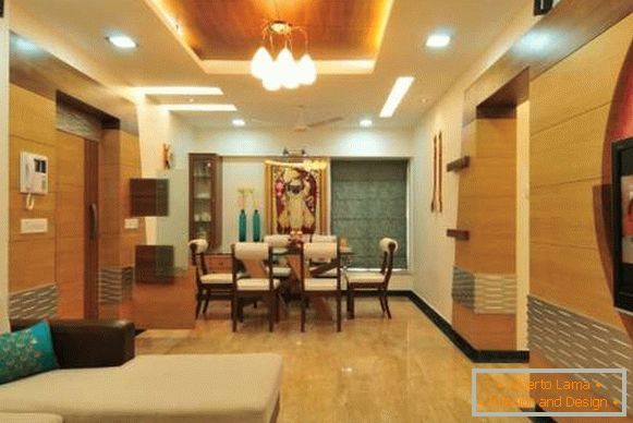 Interior de um apartamento em estilo indiano moderno - foto