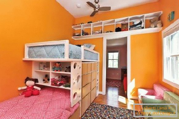 interiores de quartos infantis para dois deles de sexos diferentes, foto 28