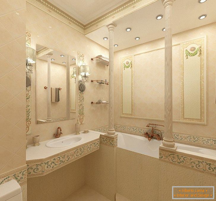Casa de banho com azulejos