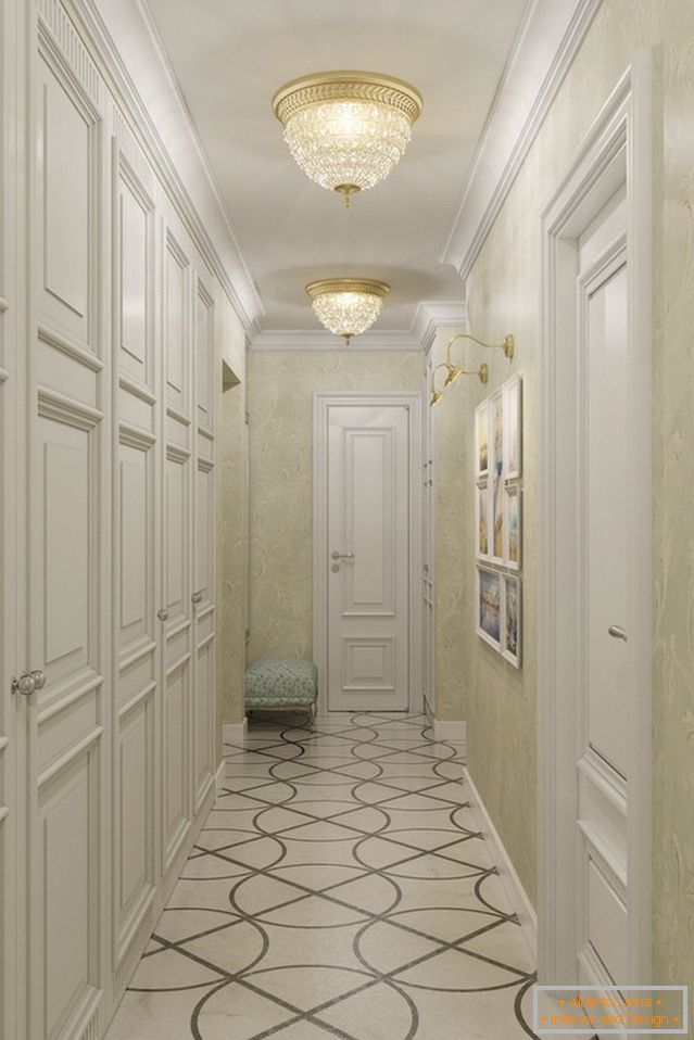 Design de interiores do corredor