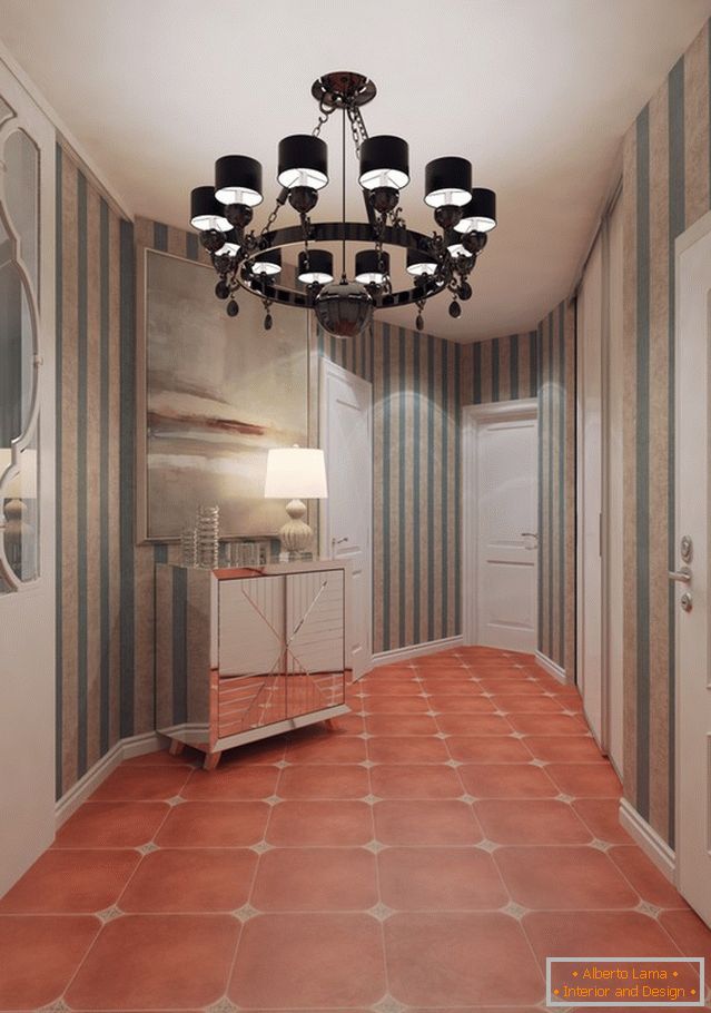 Design de interiores do corredor