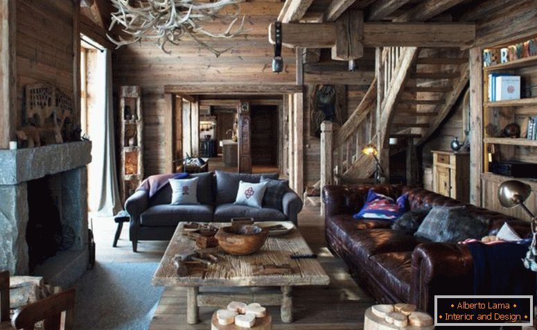 Interior em estilo chalé - 77 fotos das melhores idéias de