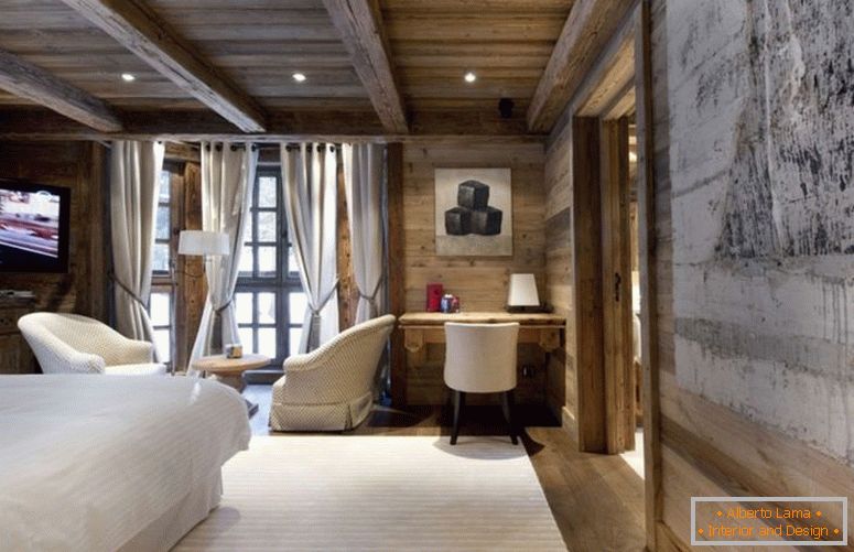 Interior em estilo chalé - 77 fotos das melhores idéias de