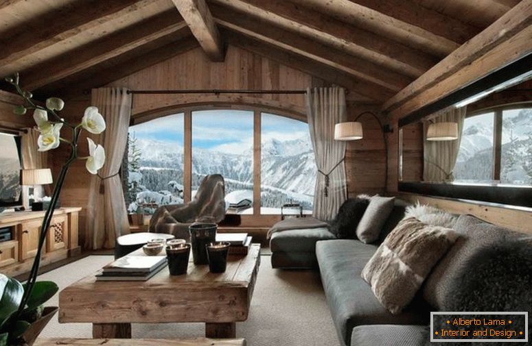 Interior em estilo chalé - 77 fotos das melhores idéias de