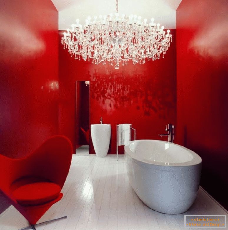 cool-barato-banheiro-remodelação-idéias-para-banheiro-com-grandes lustres-lâmpada-e-vermelho-pintura-sotaque-também-clássico-luxo-pendurado-lâmpada-decoração-inspirações