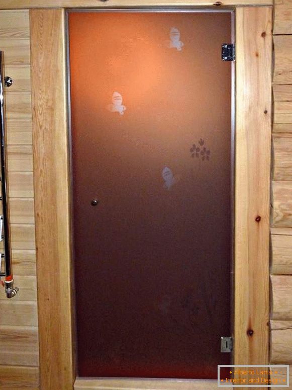 Nós escolhemos portas de vidro de alta qualidade para sauna e banho