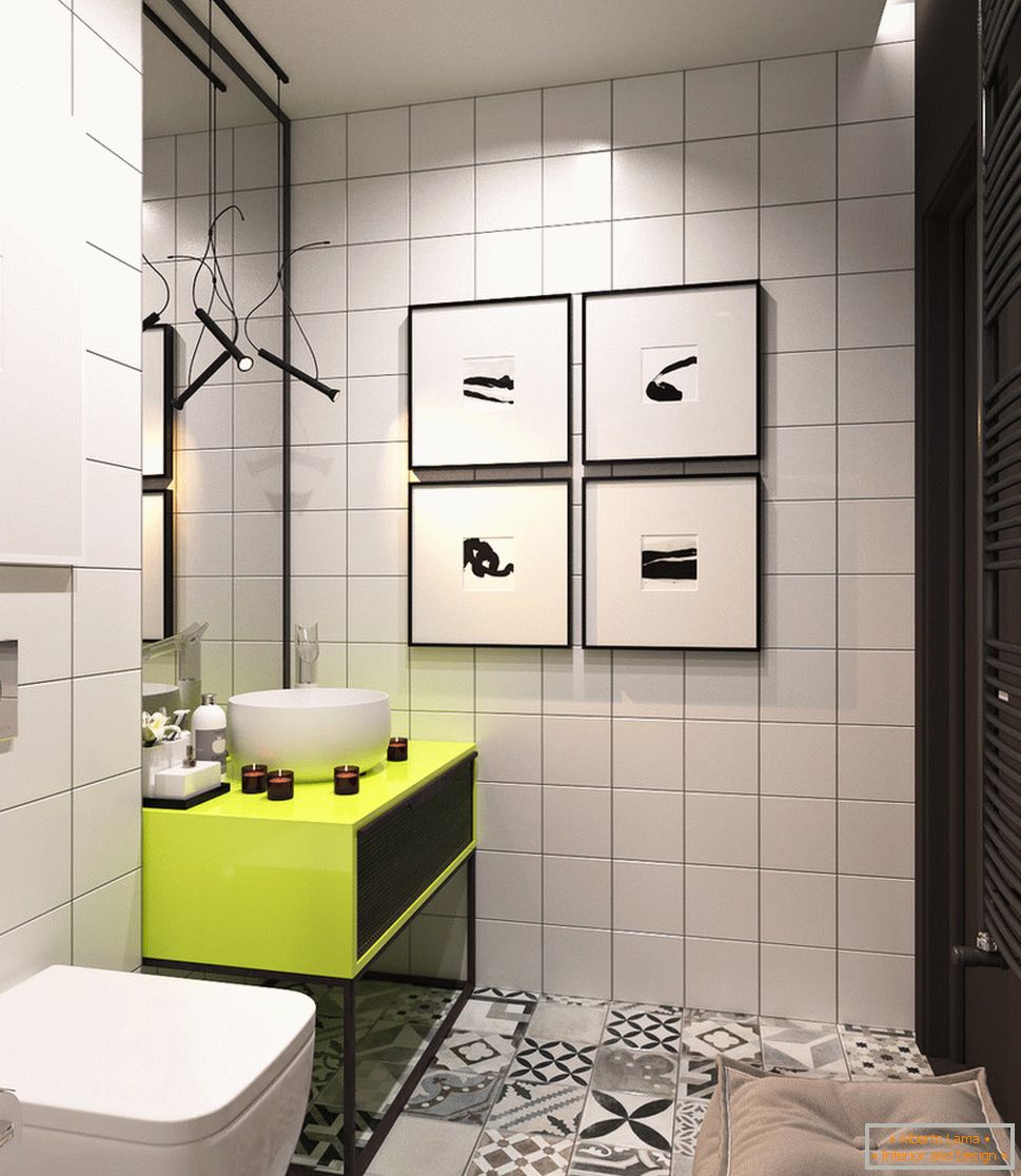 Design de banheiro brilhante комнаты