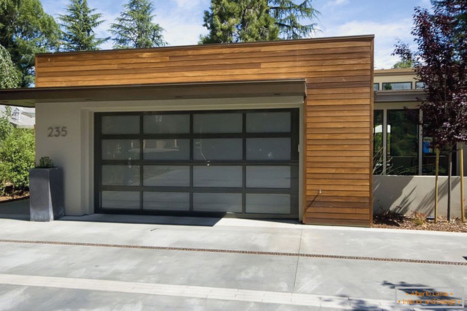 Design da porta da garagem