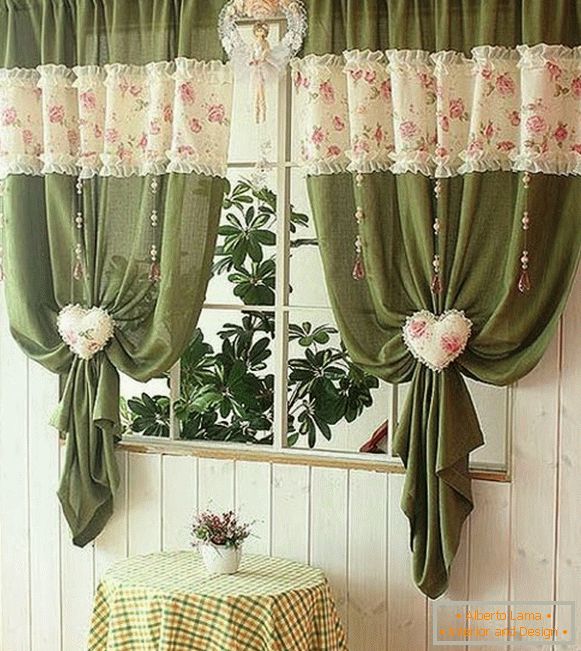 as mais belas cortinas para a cozinha, foto 14