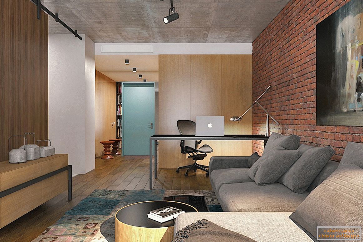 Interior de apartamento de estúdio de Lugerin Architects - foto 1