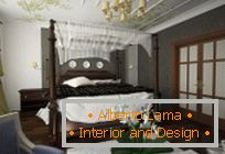 Idéias criativas de um pálio de uma cama em um quarto: escolha de desenho, cor e estilo