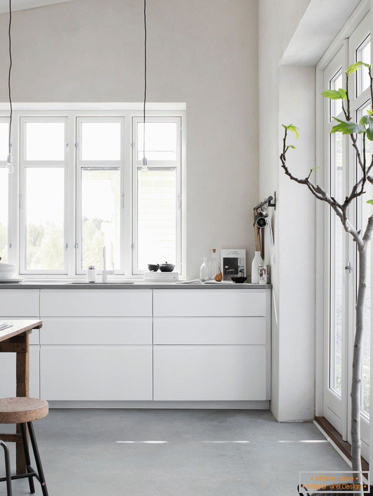 ikea-voxtorp-cozinha-silestone-bancada-cozinha de estilo escandinavo