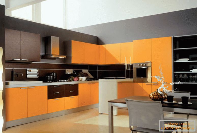 Cozinha moderna - foto dos melhores desenhos de interiores