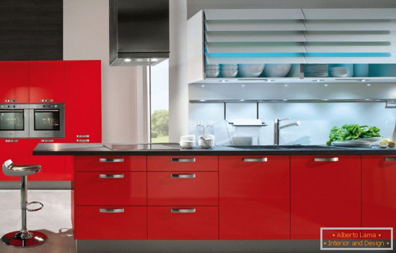 Cozinha moderna - foto dos melhores desenhos de interiores