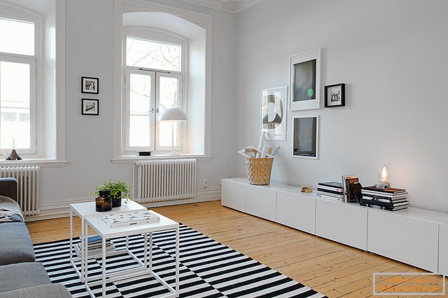 Interior de um apartamento em Estocolmo