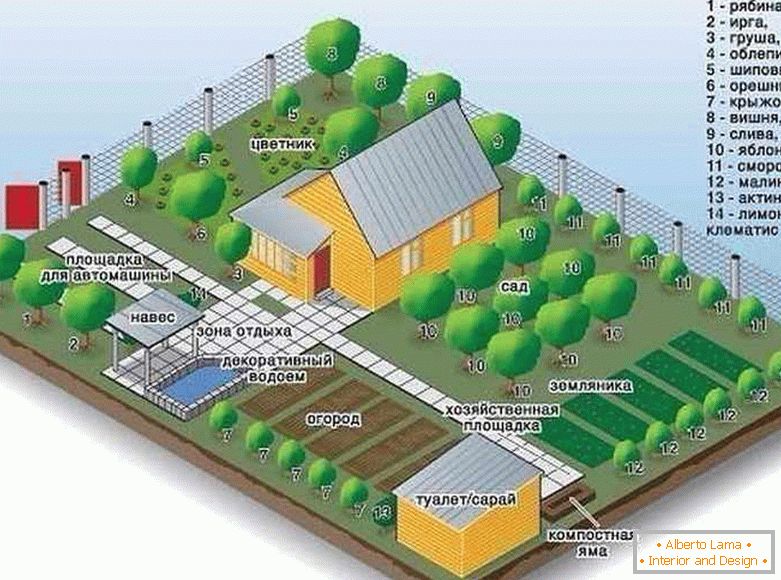 Layout приусадебного участка