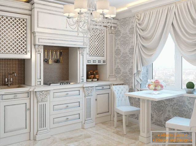 Design de uma pequena cozinha
