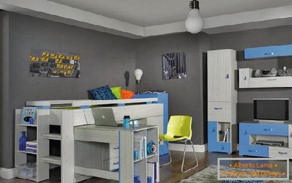 móveis modulares para quarto infantil para menino, foto 3