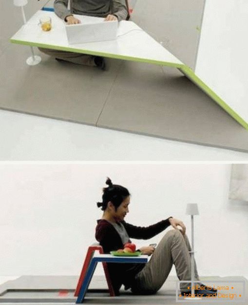 Mobiliário de escritório criativo Origami