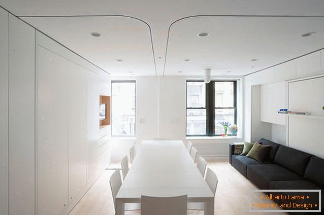 Apartamento multifuncional interior transformador em Nova York