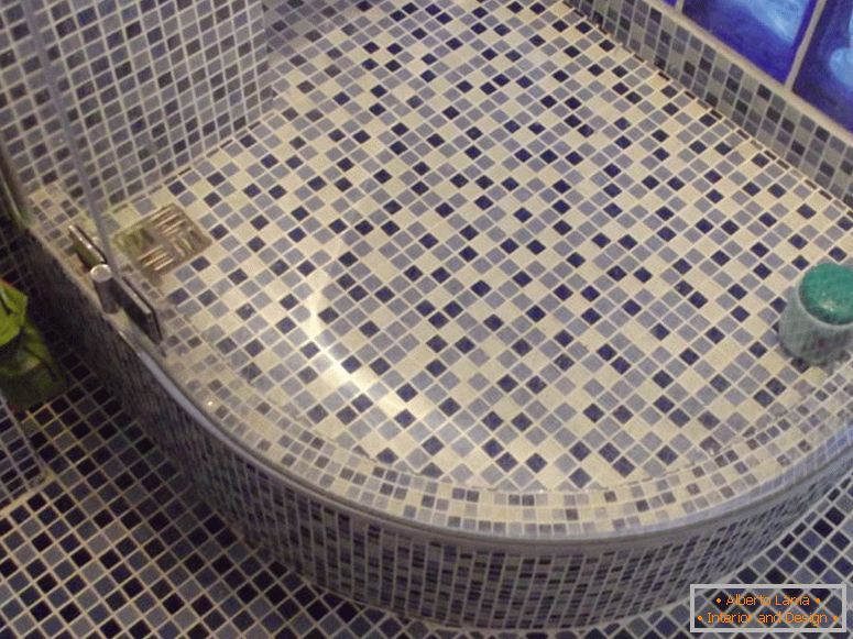 Mosaico para um banheiro - 100 fotos de idéias como decorar