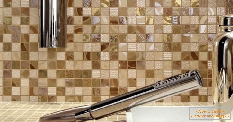 Mosaico para um banheiro - 100 fotos de idéias como decorar