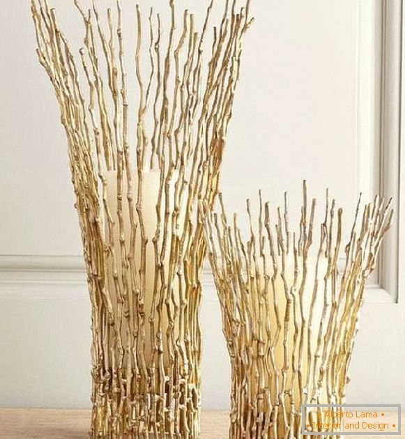ramos decorativos para vasos ao ar livre com as próprias mãos, foto 50