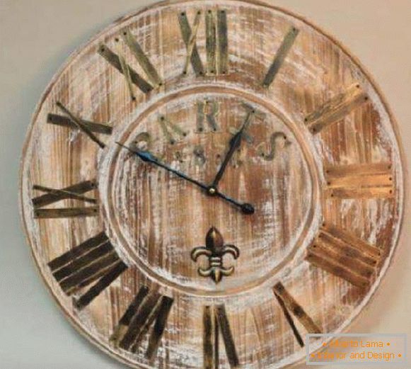 relógio de parede de madeira, foto 2