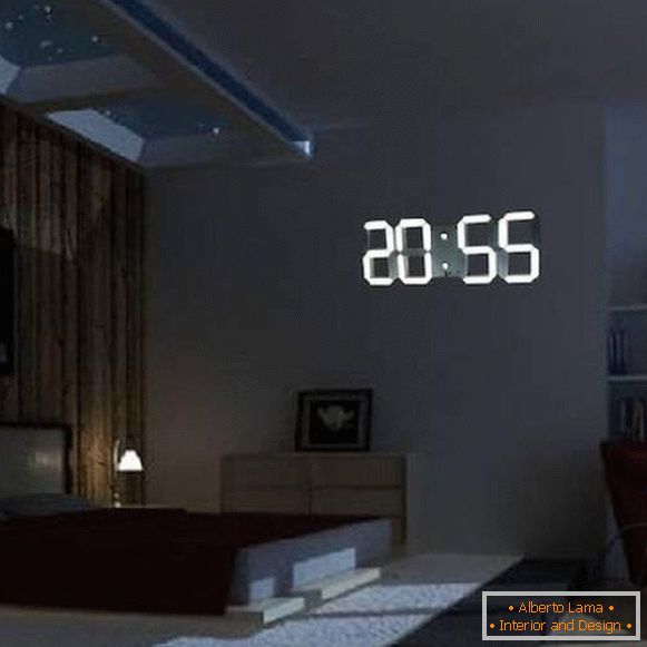 Relógio de parede LED, foto 40