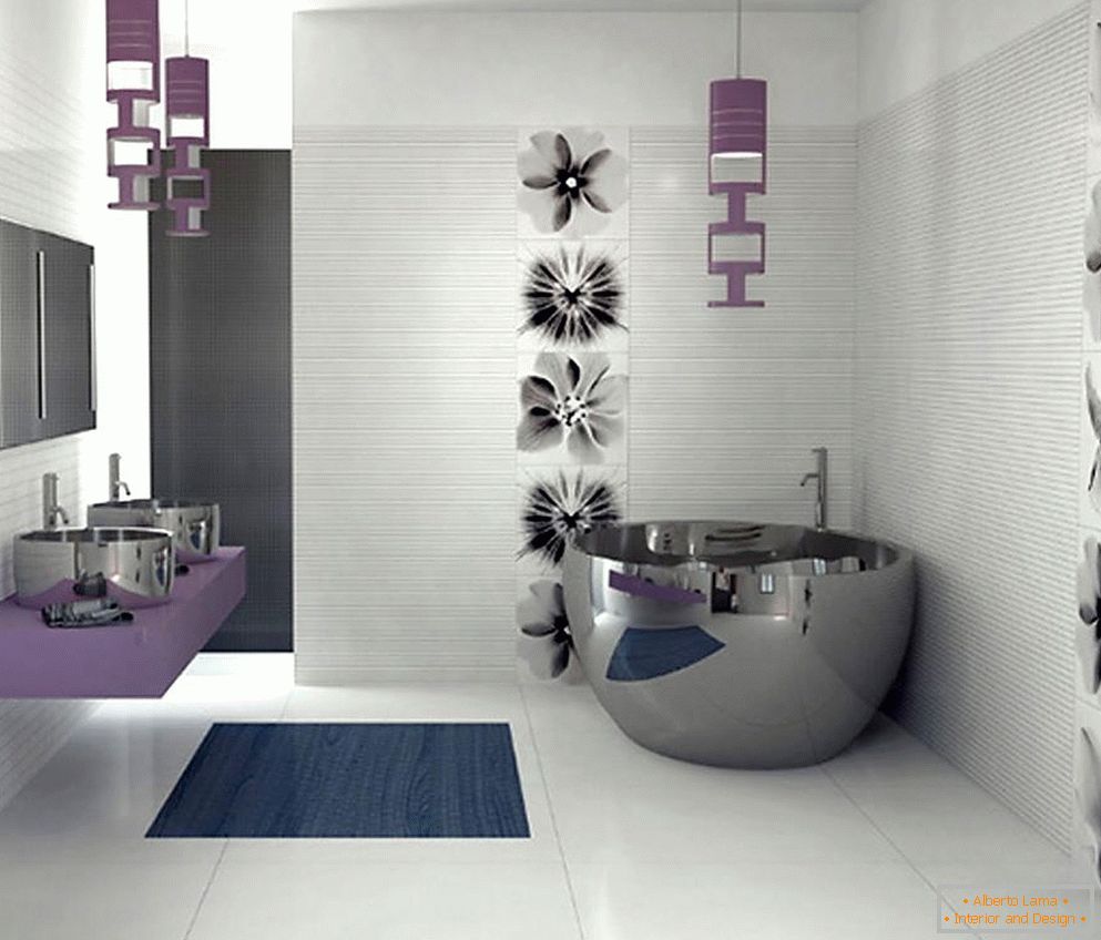 Interior de uma casa de banho elegante