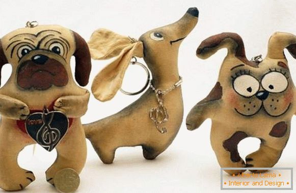 cachorro de brinquedo artesanal de Natal com as mãos, foto 18