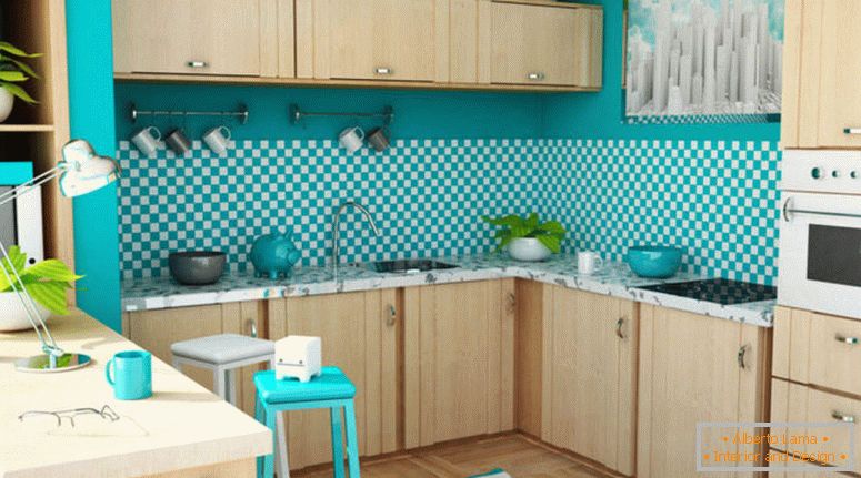 azul-papel de parede-para-luz-cozinha