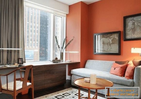 Modern-home-office-laranja-cor