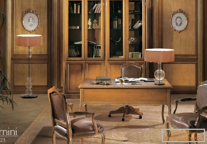 Mobiliário para gabinete Bernini de Angelo Cappellini