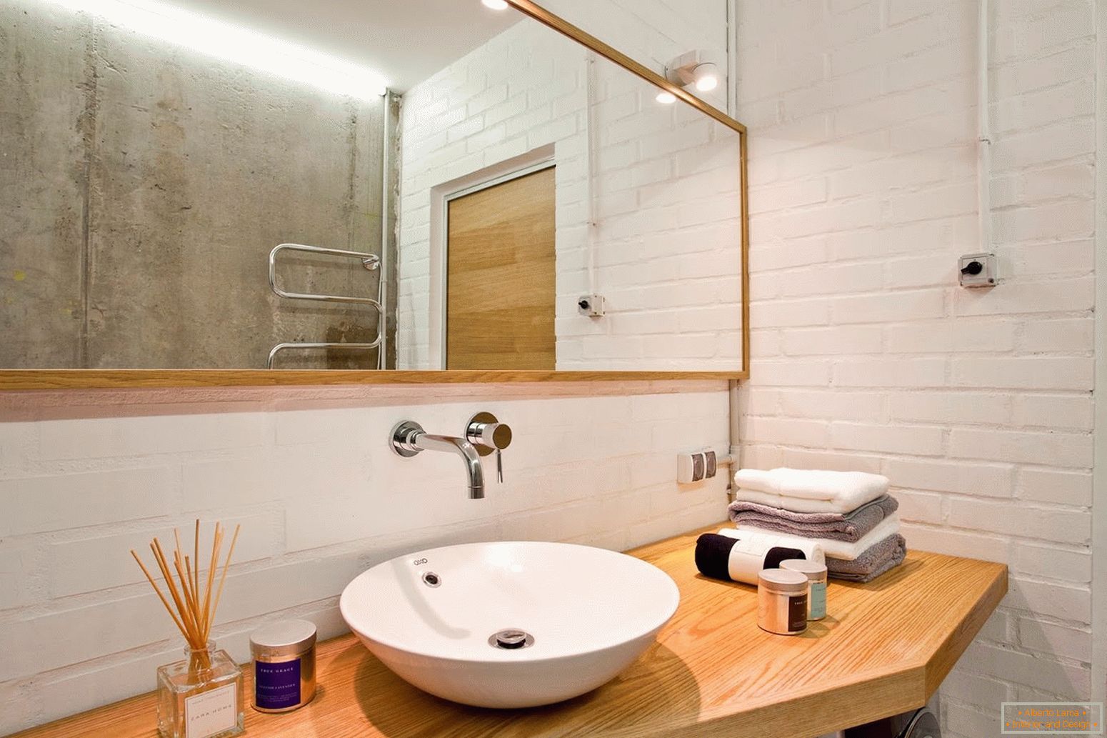 Casa de banho design apartamento na Rússia