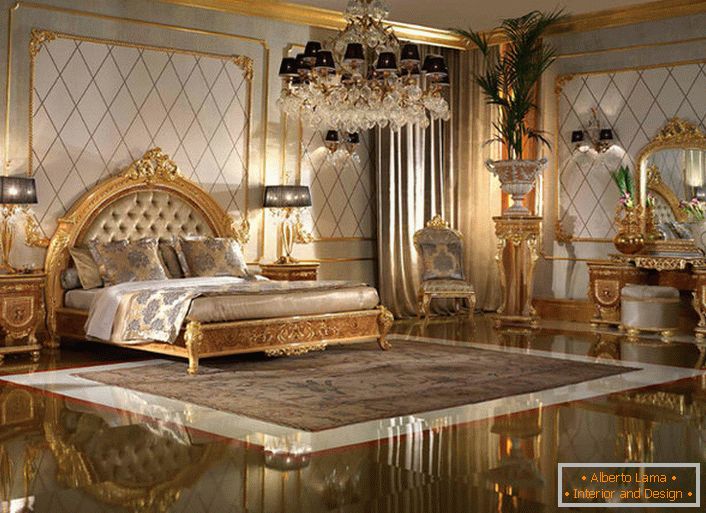 Mobília luxuosa do quarto