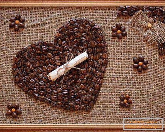 um painel de grãos de café, foto 12