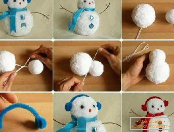 boneco de neve feito à mão, foto 27
