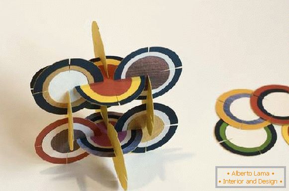 artesanato de papel com modelos de mãos próprias padrão, foto 17