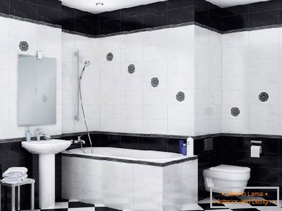 горизонтальная layout de azulejos no banheiro, foto 10