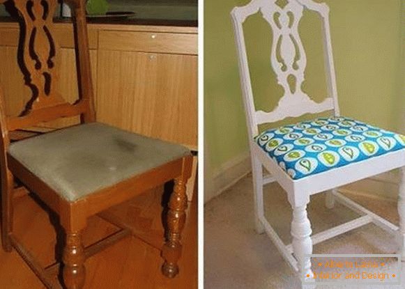 Restauração de móveis soviéticos - cadeiras - com as próprias mãos