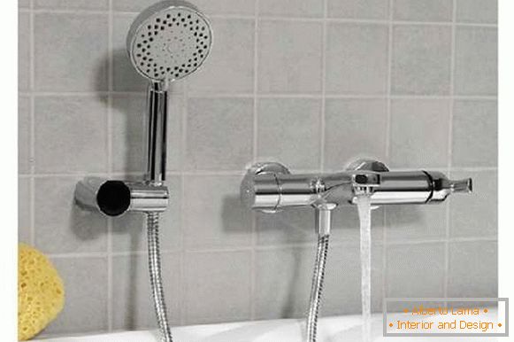 misturador de banho com um bico curto, foto 17