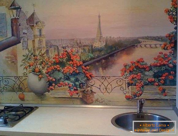 mural de parede da cozinha, foto 64