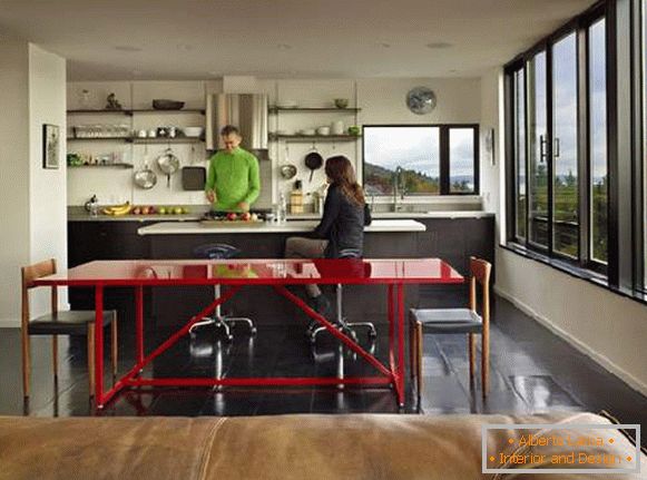 cozinha em estilo moderno na casa, foto 20