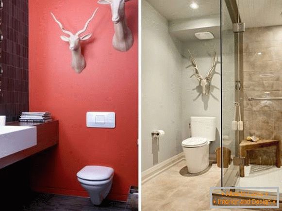Artigos interiores elegantes para o banheiro 2016